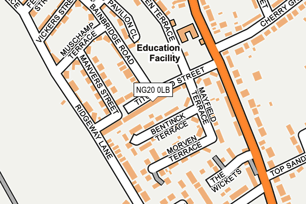 Map of THE TITCHFIELD STUDIO LTD at local scale