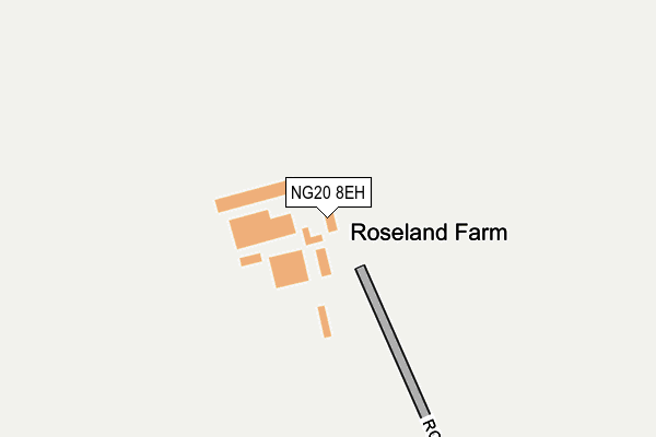 NG20 8EH map - OS OpenMap – Local (Ordnance Survey)