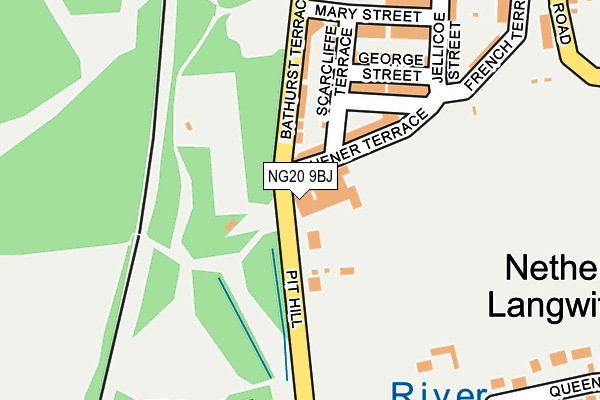 NG20 9BJ map - OS OpenMap – Local (Ordnance Survey)