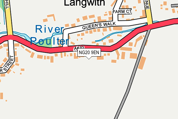 NG20 9EN map - OS OpenMap – Local (Ordnance Survey)