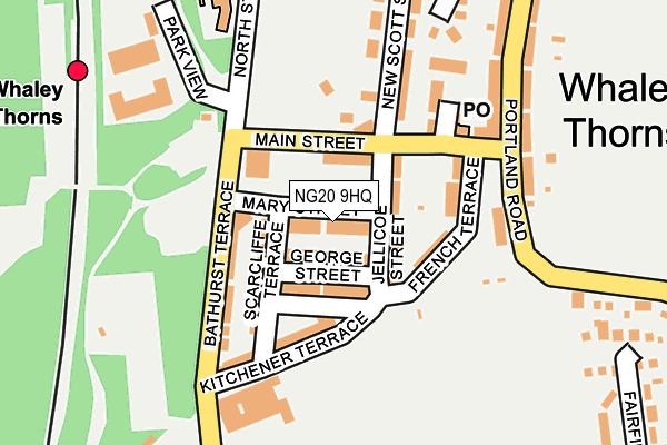 NG20 9HQ map - OS OpenMap – Local (Ordnance Survey)