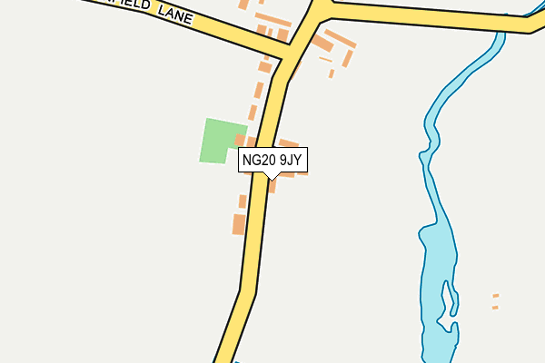 NG20 9JY map - OS OpenMap – Local (Ordnance Survey)