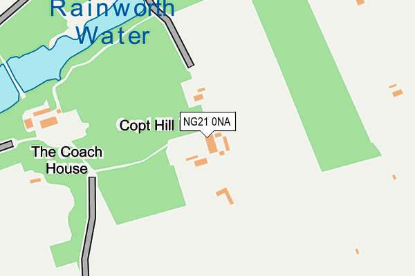 NG21 0NA map - OS OpenMap – Local (Ordnance Survey)