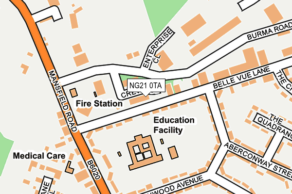 Map of H&F ELECTRICAL SOLUTIONS LTD at local scale