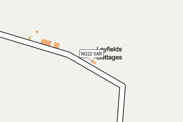 NG22 0AR map - OS OpenMap – Local (Ordnance Survey)