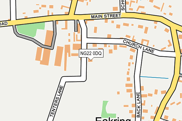 NG22 0DQ map - OS OpenMap – Local (Ordnance Survey)