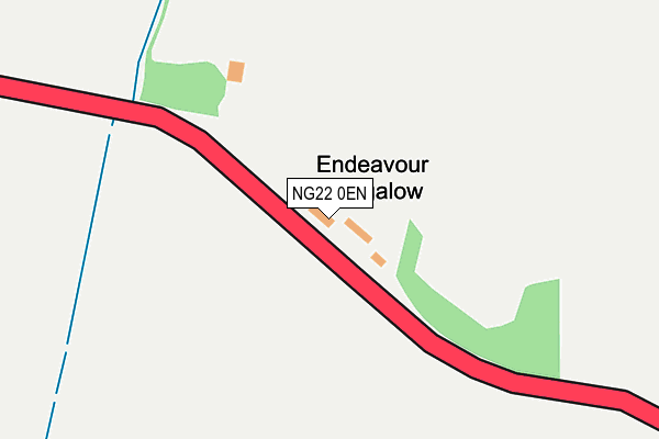 NG22 0EN map - OS OpenMap – Local (Ordnance Survey)