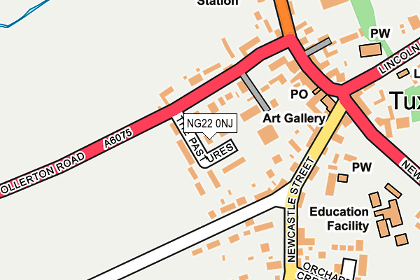 NG22 0NJ map - OS OpenMap – Local (Ordnance Survey)