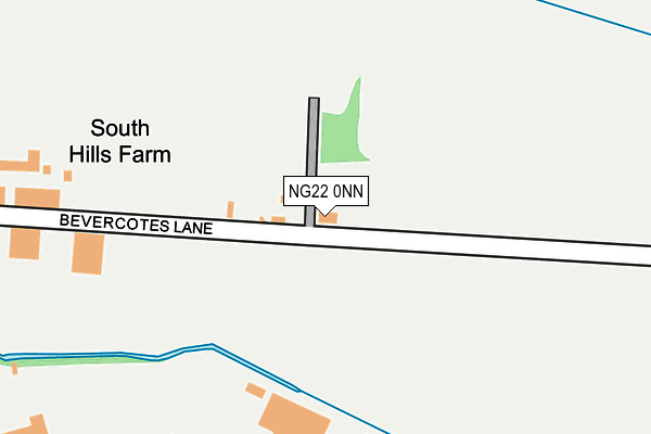 NG22 0NN map - OS OpenMap – Local (Ordnance Survey)