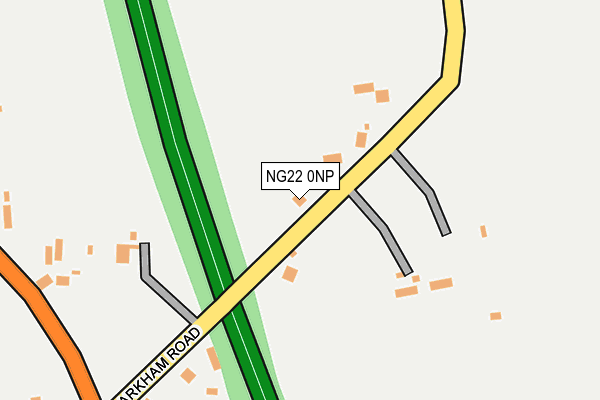 NG22 0NP map - OS OpenMap – Local (Ordnance Survey)