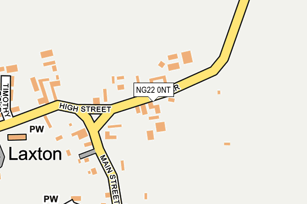 NG22 0NT map - OS OpenMap – Local (Ordnance Survey)
