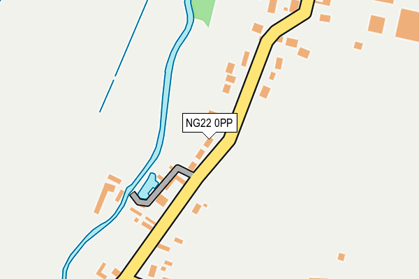 NG22 0PP map - OS OpenMap – Local (Ordnance Survey)