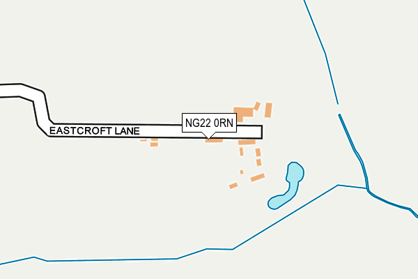 NG22 0RN map - OS OpenMap – Local (Ordnance Survey)