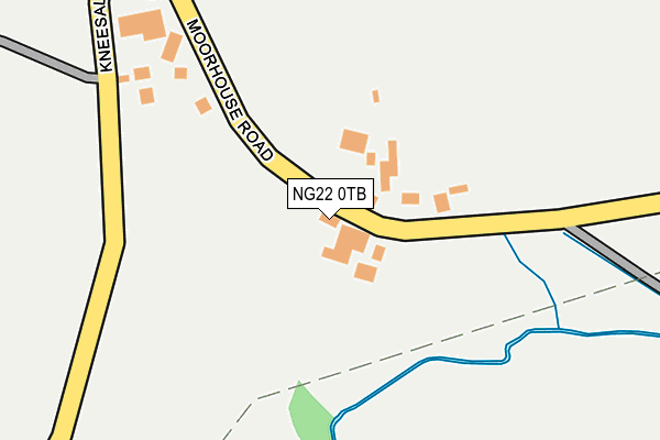 NG22 0TB map - OS OpenMap – Local (Ordnance Survey)