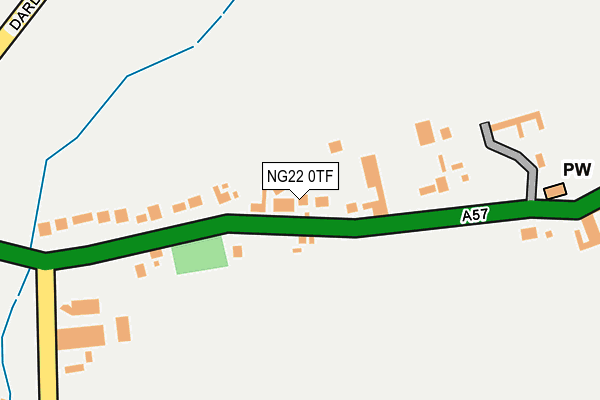 NG22 0TF map - OS OpenMap – Local (Ordnance Survey)
