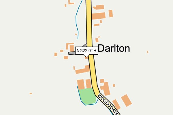 NG22 0TH map - OS OpenMap – Local (Ordnance Survey)