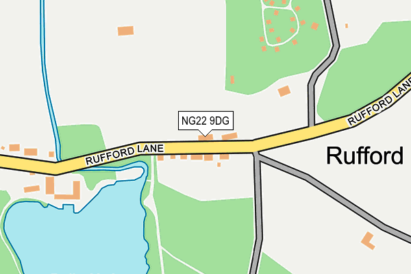 NG22 9DG map - OS OpenMap – Local (Ordnance Survey)