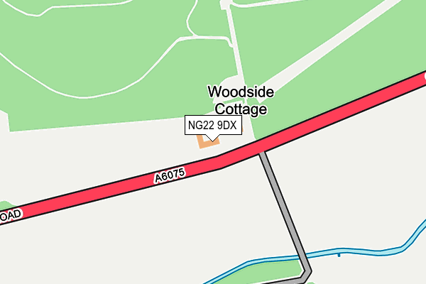 NG22 9DX map - OS OpenMap – Local (Ordnance Survey)