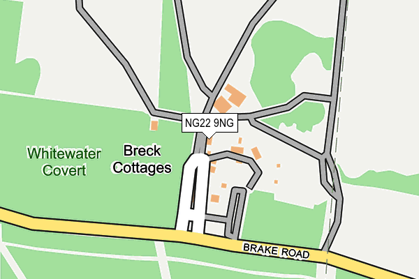 NG22 9NG map - OS OpenMap – Local (Ordnance Survey)