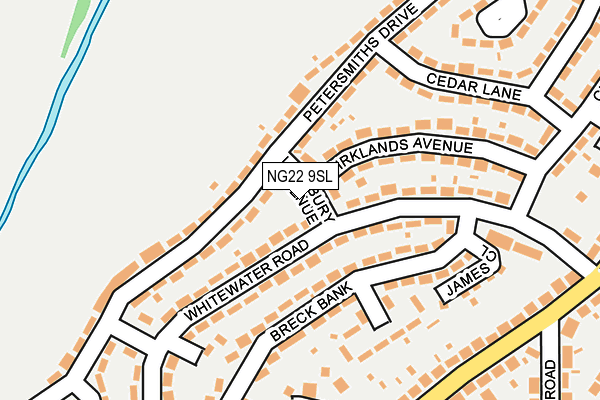 NG22 9SL map - OS OpenMap – Local (Ordnance Survey)