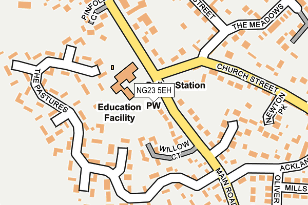 Map of CONSCIENTIOUS CATERING LTD at local scale