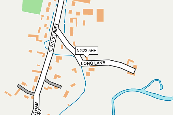 NG23 5HH map - OS OpenMap – Local (Ordnance Survey)