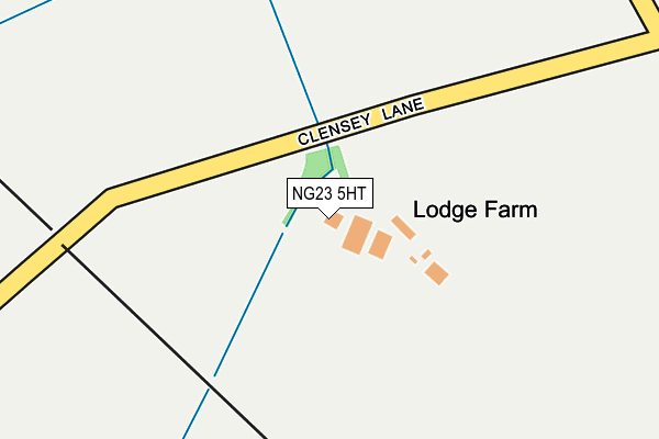 NG23 5HT map - OS OpenMap – Local (Ordnance Survey)