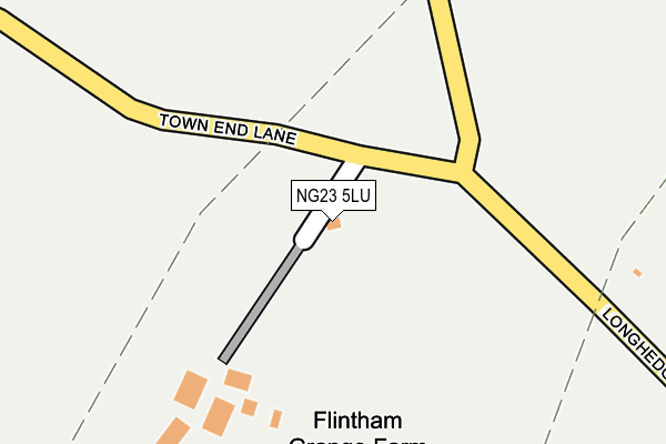 NG23 5LU map - OS OpenMap – Local (Ordnance Survey)