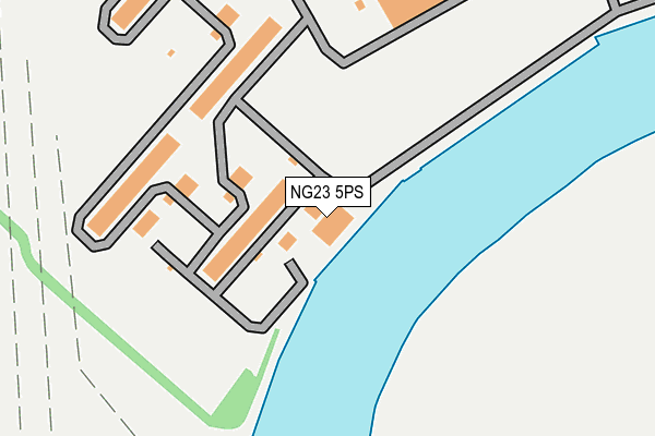 NG23 5PS map - OS OpenMap – Local (Ordnance Survey)