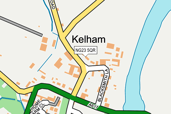 NG23 5QR map - OS OpenMap – Local (Ordnance Survey)