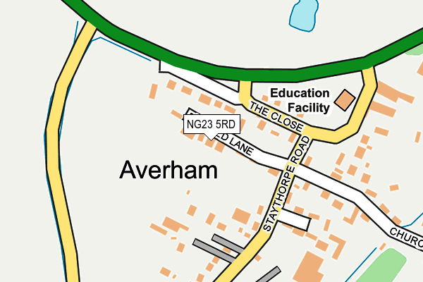 NG23 5RD map - OS OpenMap – Local (Ordnance Survey)