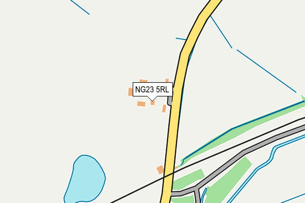 NG23 5RL map - OS OpenMap – Local (Ordnance Survey)