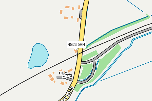 NG23 5RN map - OS OpenMap – Local (Ordnance Survey)