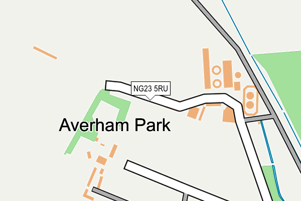 NG23 5RU map - OS OpenMap – Local (Ordnance Survey)