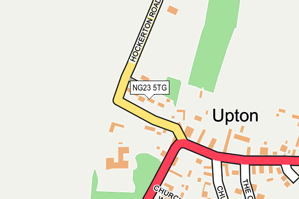 NG23 5TG map - OS OpenMap – Local (Ordnance Survey)