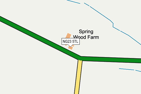NG23 5TL map - OS OpenMap – Local (Ordnance Survey)