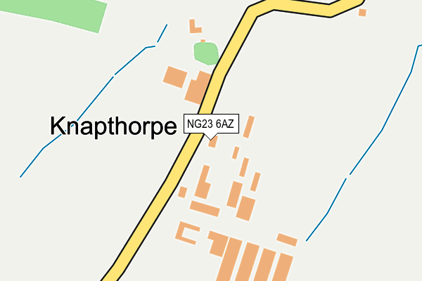 NG23 6AZ map - OS OpenMap – Local (Ordnance Survey)