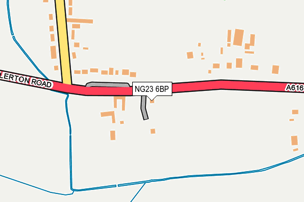 NG23 6BP map - OS OpenMap – Local (Ordnance Survey)
