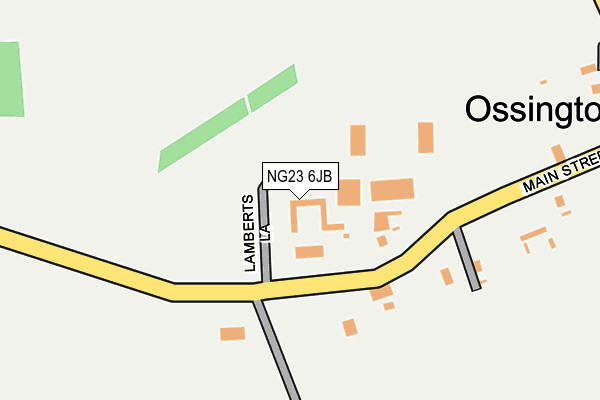NG23 6JB map - OS OpenMap – Local (Ordnance Survey)