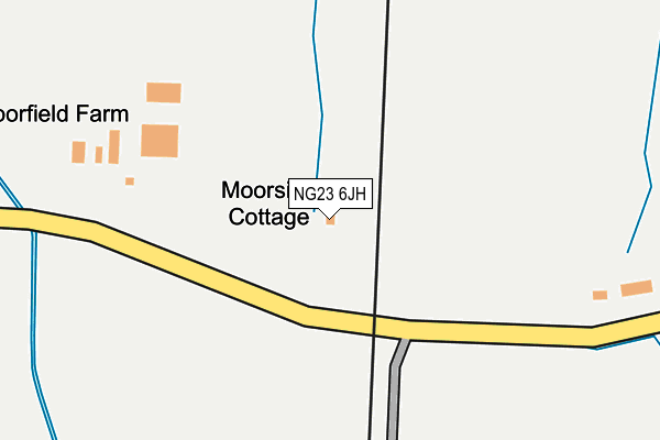NG23 6JH map - OS OpenMap – Local (Ordnance Survey)