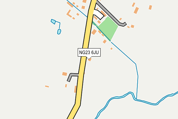 NG23 6JU map - OS OpenMap – Local (Ordnance Survey)