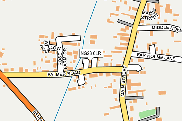 NG23 6LR map - OS OpenMap – Local (Ordnance Survey)