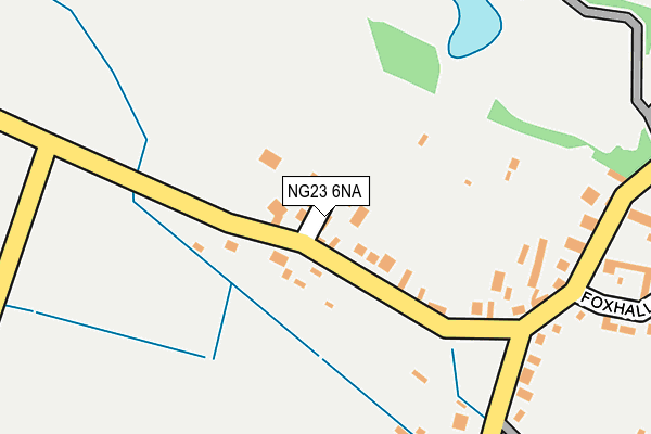 NG23 6NA map - OS OpenMap – Local (Ordnance Survey)