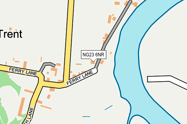 NG23 6NR map - OS OpenMap – Local (Ordnance Survey)