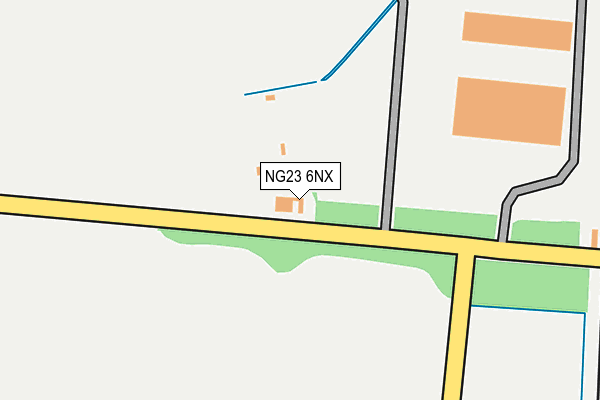NG23 6NX map - OS OpenMap – Local (Ordnance Survey)