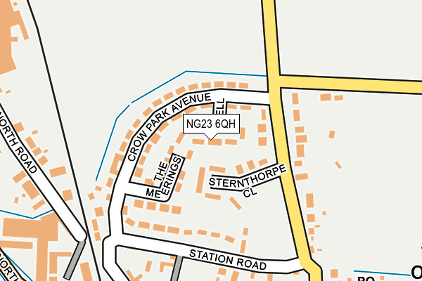 NG23 6QH map - OS OpenMap – Local (Ordnance Survey)