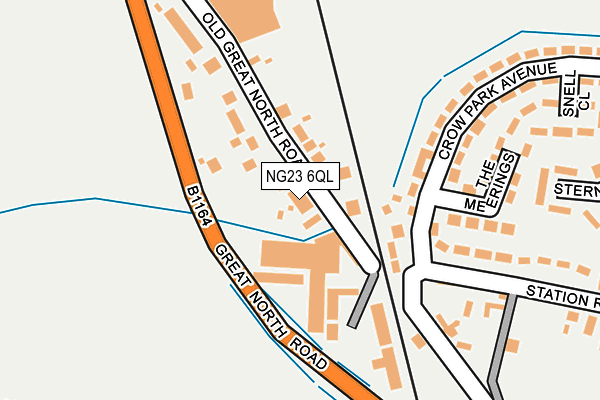 NG23 6QL map - OS OpenMap – Local (Ordnance Survey)