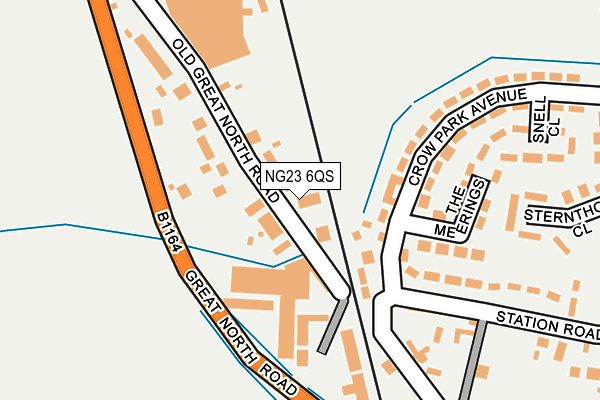 NG23 6QS map - OS OpenMap – Local (Ordnance Survey)