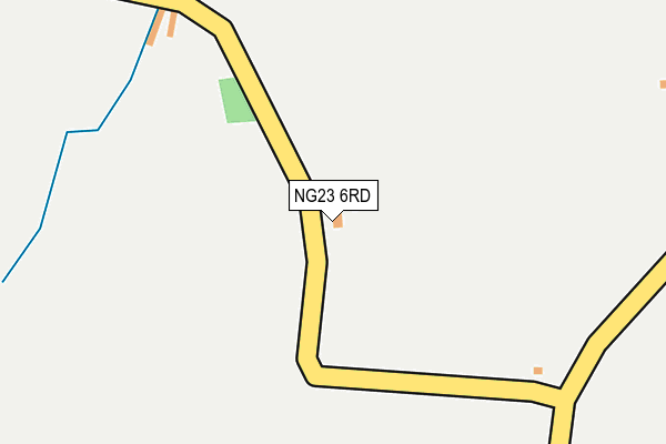 NG23 6RD map - OS OpenMap – Local (Ordnance Survey)