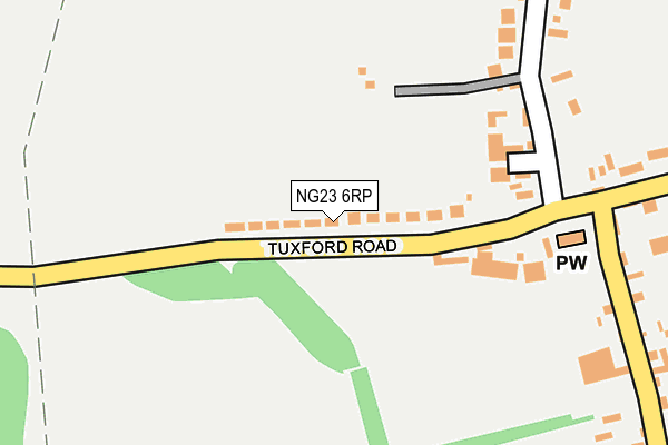 NG23 6RP map - OS OpenMap – Local (Ordnance Survey)